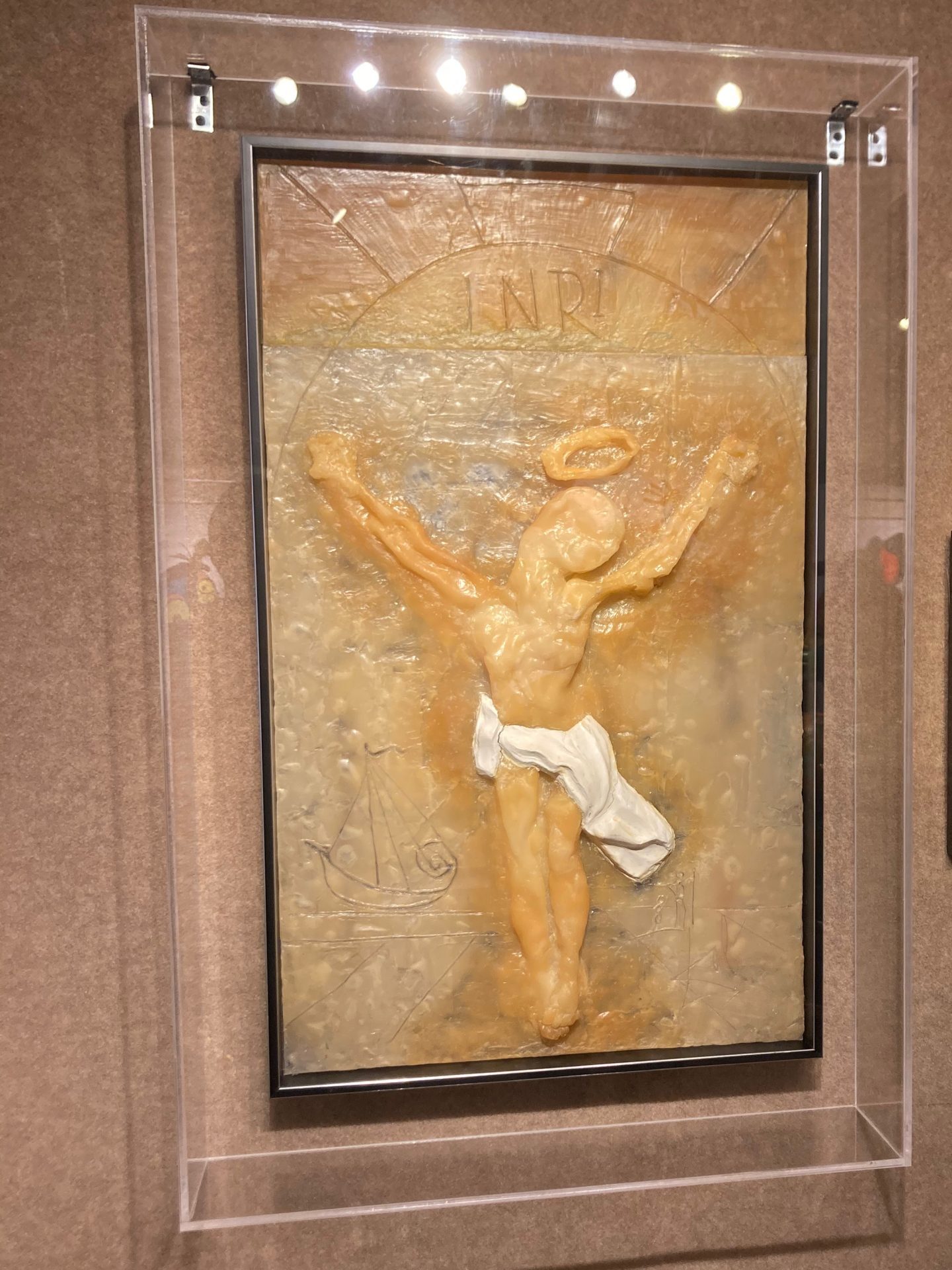 Salvador Dalí, <i>Christ de saint Jean de la Croix </i>ou<i> Lost Wax,</i> vers 1951. Photo : Courtesy of Harte International Galleries, Lahaina, Hawaii, DR. © Adagp, Paris, 2023